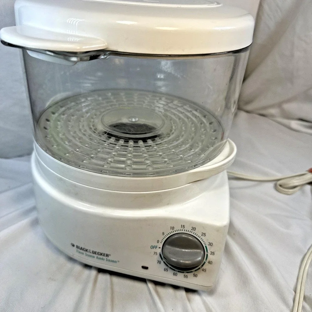 VTG Black & Decker HS800 Flavor Scenter Handy Steamer/Rice Cooker (1991) TESTED